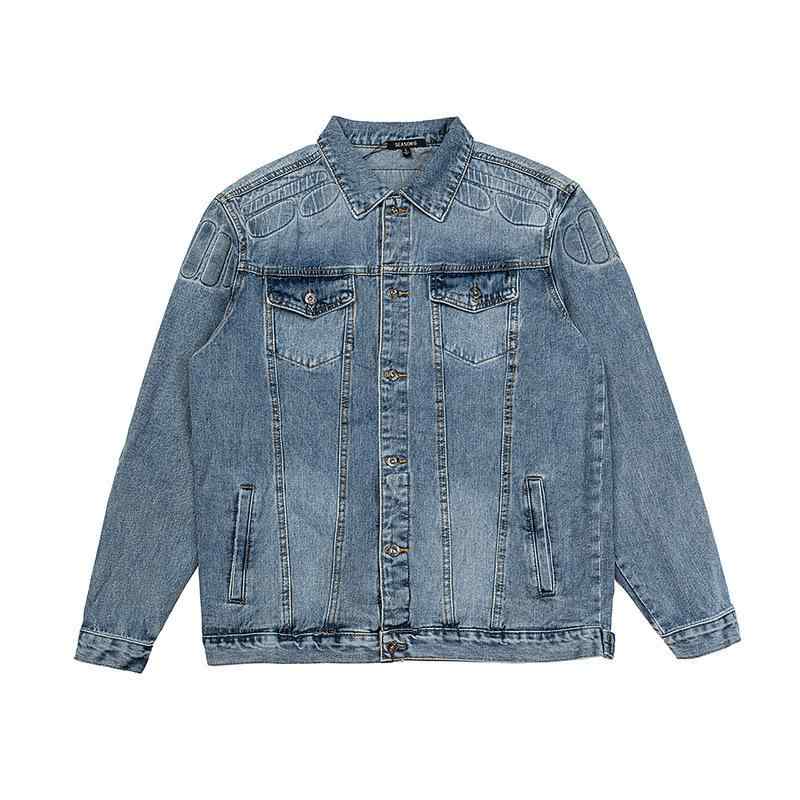 上衣 成人男性用 Gジャン ジーンズ上衣 綿 表どおり 大? ?松 若い衆 7-4025