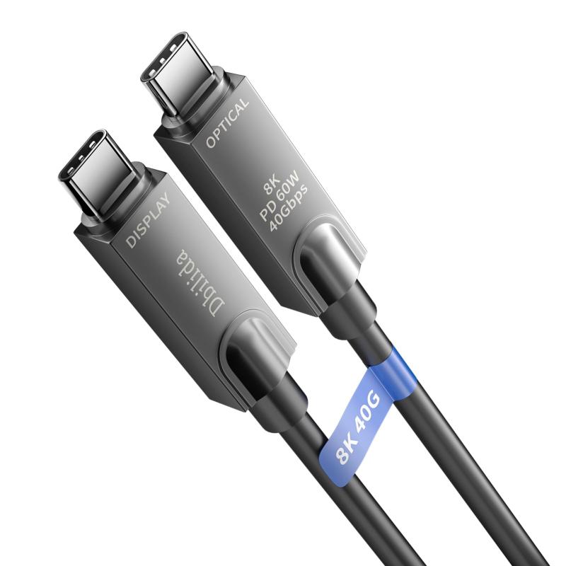 グラスファイバー USB-C有線テレビ