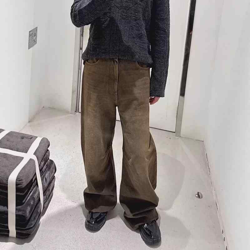 デニム メンズ ローライズ ストレート ジーパン ウォッシュ加工 ゆったり カジュアル 男性用 ズボン パンツ|トミーショップ 店