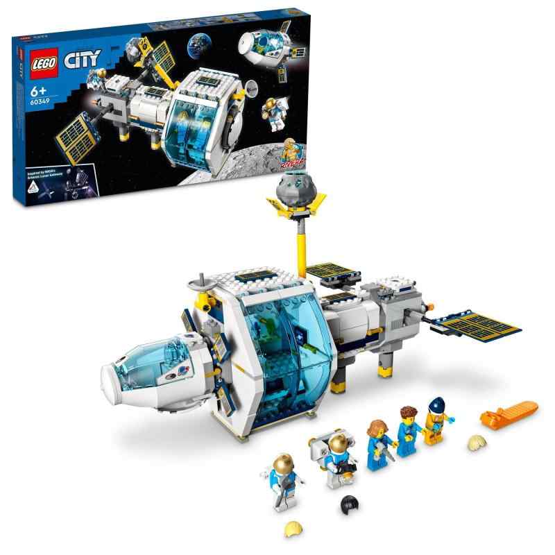 レゴ(LEGO) シティ 月面ステイション 60349 遊び道具 差しつかえる 差し上げ物 全ての存在 うちゅう お坊っちゃん 御姉さん 6歳以上