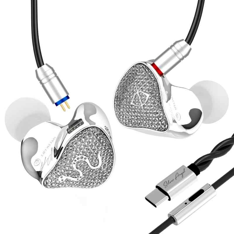 Earacoustic SPA-SG イヤホン 有線 カナル型イヤホン 有線イヤホン マイク付き 10mm PEEK+PU複合振動板インナーマグネットダイナミックドライバーゲーミングイヤホン 強力な解析力インイヤーモニ