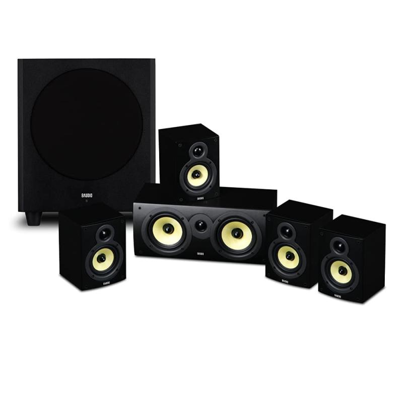 8Audio 8X Mini HCP 金棒引き包み シアターサラウンドシステム 5.1ホームシアタースピーカーシステム