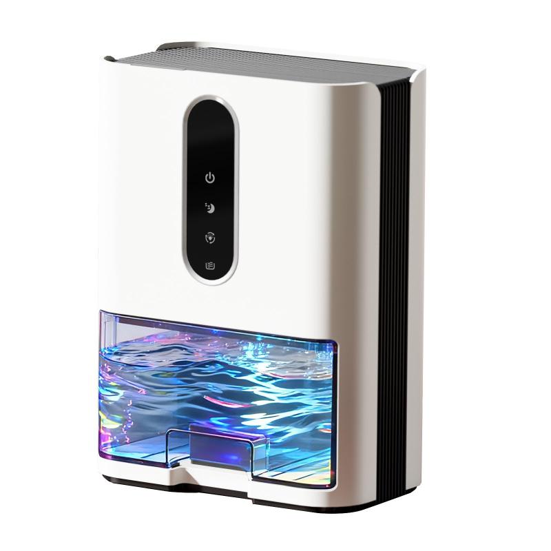 Sythdio Myth 小型除湿機 除湿器 静音 省エネ 2L大容量 満水自動停止 500ml/日除湿量 強力除湿 パワフル除湿 睡眠モード 集塵フィルター/湿気/梅雨対策/結露/カビ防止 タッチスクリーンボタン 連｜トミーショップ 店