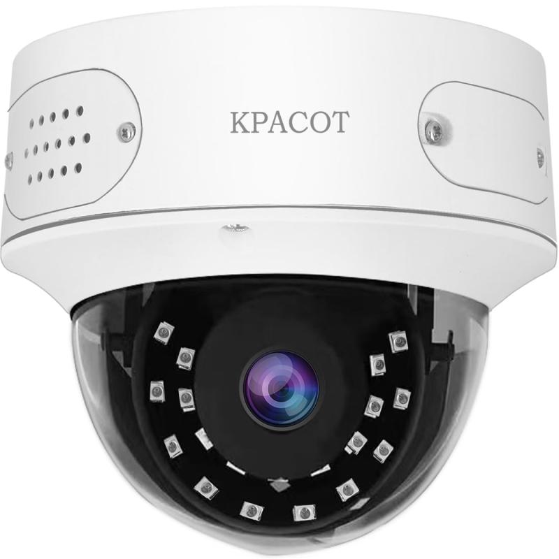 KPACOT 防犯カメラ 屋外 監視カメラ 屋内 ドーム型 ネットワークカメラ 屋内 POE給電カメラ 4倍デジタルズーム｜トミーショップ 店