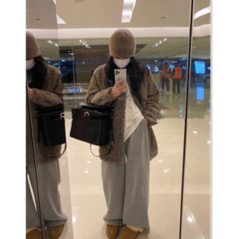 パンツ レディース グレー 灰色 9分丈 ?腿パンツ ワイドパンツ コットン 綿 ルームウェア 部屋着 ゆったり リラックス カジュアル 通勤
