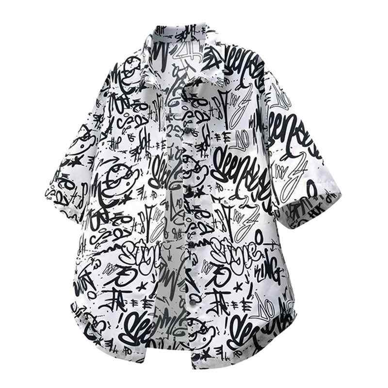 シャツ メンズ 男性用 半袖 シャツ アロハシャツ リネン 麻 トップス ゆったり 大きめサイズ オーバーサイズ ビッグシルエット 春夏 カジュアル 開襟シャツ オープンカラーシャツ 韓国ファッション