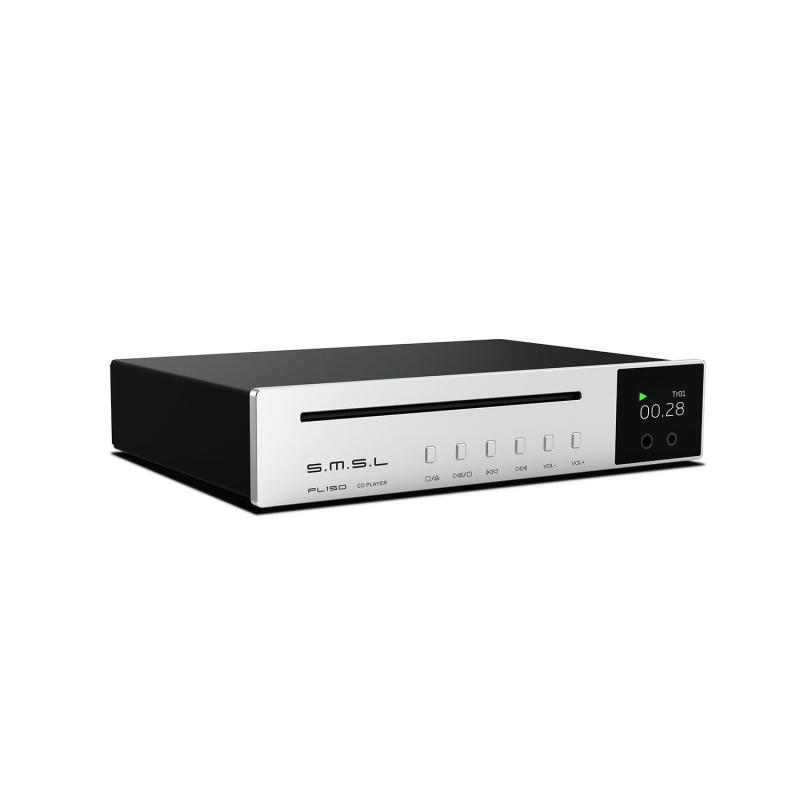 S.M.S.L PL150 CDプレーヤー ヘッドホンアンプ プリアンプ 一体型 「CS43198」フラッグシップ DAC IC搭載 / 4.4・3.5ヘッドホンアンプ出力端子付き / 同軸デジタル・光デジタル出力対応 ディスクプレ｜トミーショップ 店