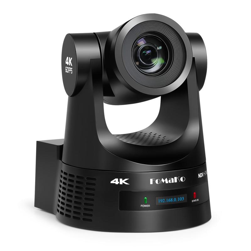 FoMaKo PTZカメラ 20倍光学ズーム HDMI/3G-SDI/IP出力 HD1080p@60fps POEサポート AI自動追尾 IPカメラ Web会議 教育 病院 教会 ライブ配信 イベント対応 天井&壁掛けスタンド付き|トミーショップ 店