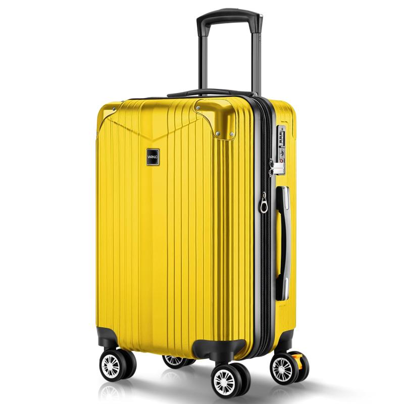 [VARNIC] 旅行バッグ 持ちはこび容れもの キャリーバッグ 【YKK】 製チャック 取りひろげる役立つこと ストッパー付き添い人キャスター TSA文字盤式鍵を掛ける 振りまわす楽にする 軽さ 大静電容量 静音 乾湿分け隔てる隠しつき スー