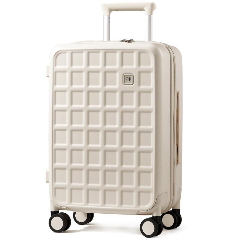 [aji] 旅行バッグ 持ちはこび入れもの 「ワーヘル」続きもの 一般受け マイコン 超軽さ 耐衝撃 静音 360度回転させるキャスター 大静電容量 TSA鍵を掛ける積み上げる 旅する 商行為 出張 多役立つこと