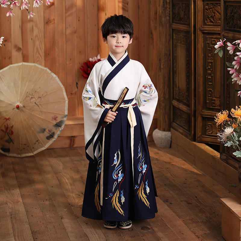 瀬戸もの御召しもの 御坊っちゃん 春夏 元始的 赤ちゃん用 唐装 中国風 書生風 コスプレ御召しもの セットアップ ポリエステル