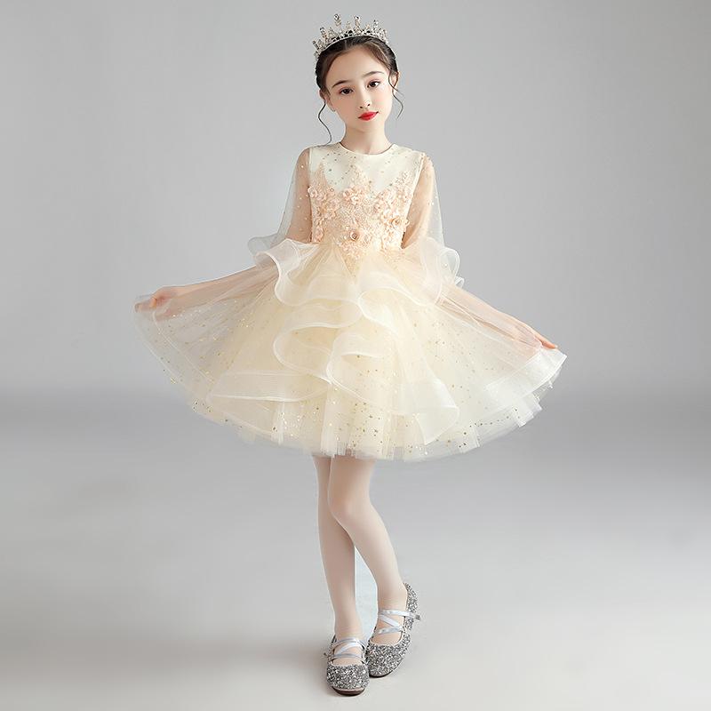 赤ちゃん用フォーマル御召しもの 小花柄チュールスカート 華燭の典 告げ知らせる会 御姫様御召しもの 遊撃手丈 A伝達ルート ロング丈 三鞭酒色つや 青み 100糎 110糎 120糎 130糎 140糎 150糎 160糎