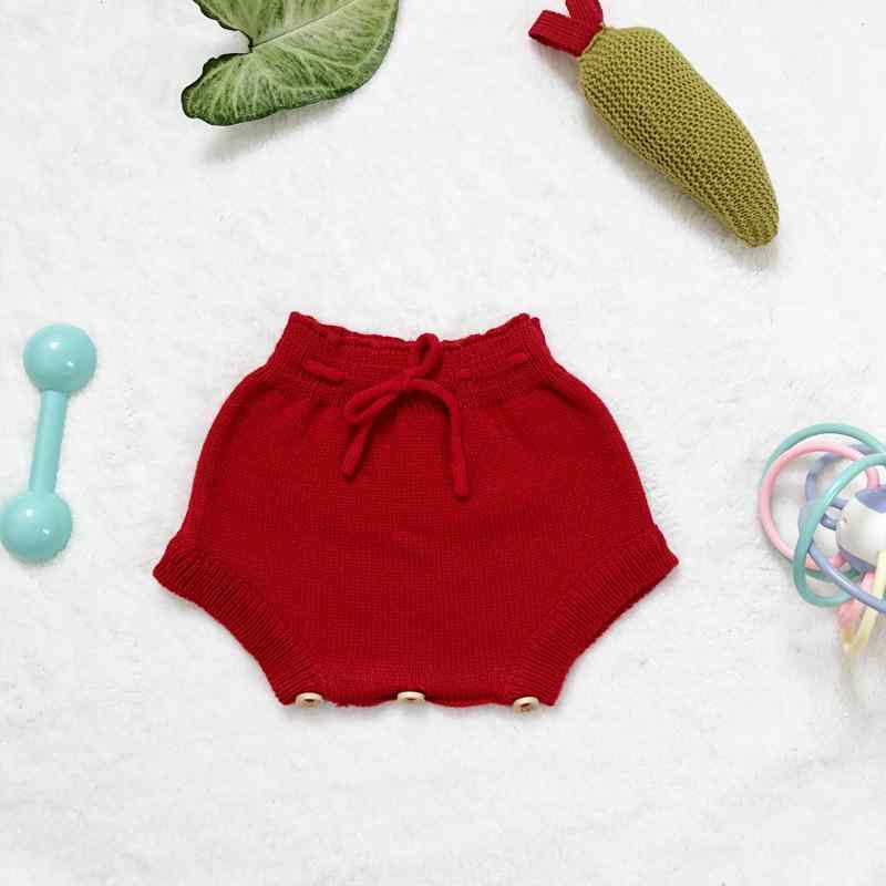 ベビー服 ニット 短パン 春秋 男女 ベビー ブルマ コットン ニット パンツ おむつカバー ショートパンツ ベビー 乳幼児 赤ちゃん 幼児 子供 普段使い 保育園 かわいい ホワイト イエロー レッド グレー ブラック ブラウン ネイビー(x3)