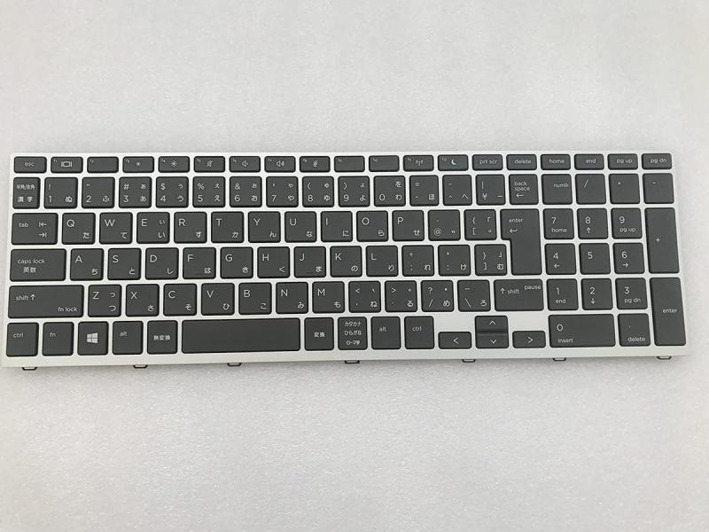 WJZX(忠興部品です)適用す る HP ProBook 450 G5、455 G5、470 G5 650 G4、650 G5 日本語キーボード シルバー修理交換用ノートブックキーボード