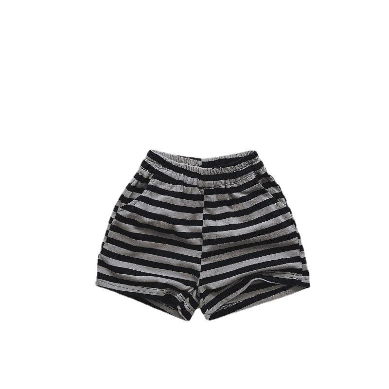 キッズ ハーフパンツ 短パン 子供服 ベビー ボーイズ ガールズ サマーパンツ コットン 100% ストライプ ドット柄 カジュアル 普段着 部屋着 80cm 90cm 100cm 110cm 120cm 130cm