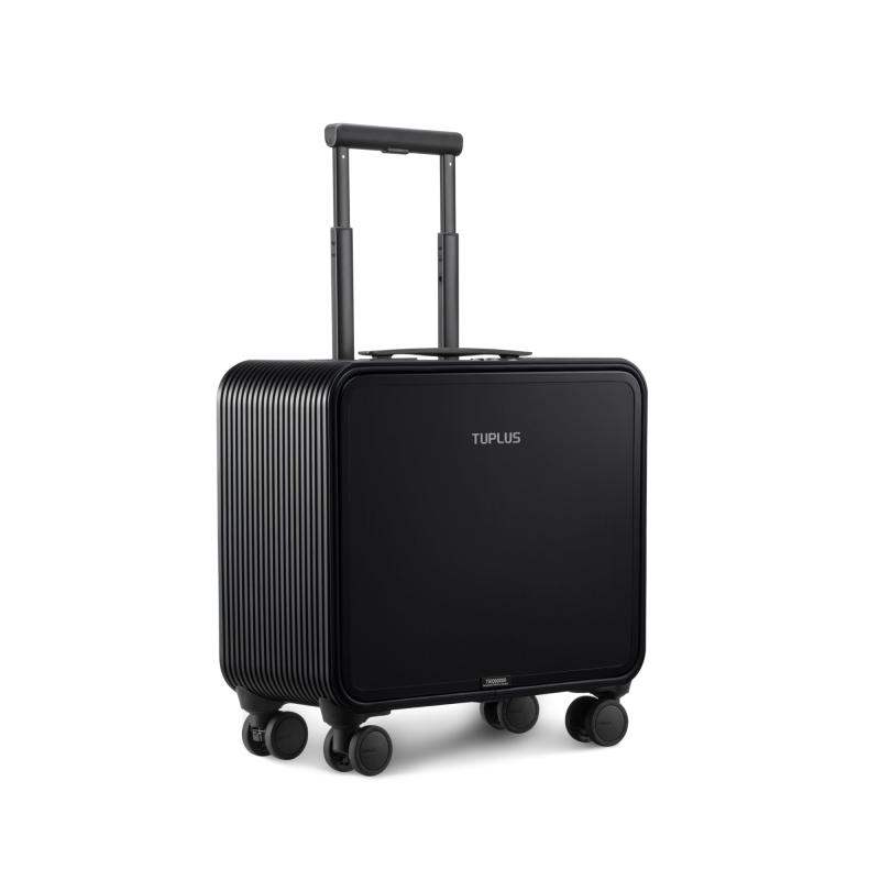 [TUPLUS] ブランド名 [ツープラス] 旅行バッグ 機内持ち込み 軽銀 フロントオープ TSA鍵を掛ける 静音 ８輪 うち切り役立つこと付 持ちはこび入れもの SS大きさ S大きさ