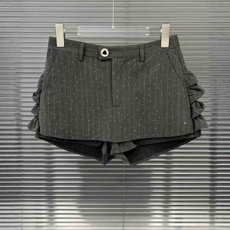 スカート レディース 春夏 レトロ 波点 ハイウエスト Aライン チュールスカート ミニスカート ショートスカート グレー 普段使い お出かけ