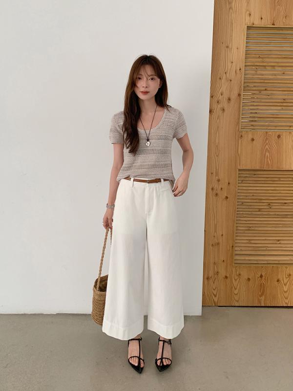 レディース 九分ズボン下 韓国風 分かりやすい ワイドレッグ クロップドパンツ 成人女性用 綿織物 ライ独居室 練りあわせる 原材料 高腰 薄っぺら ファスナー 付き添い人 好いたらしい ゆったり 影ぼうし 夏 コーデ 普段使い走り 軽さ 吸湿性 似つかわしい 白 米国海軍 ベージュ 黄色 青み