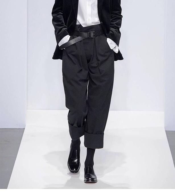 レディース 工装パンツ 高腰 ストレート ワイド レッグ 九分丈 コットン 素材 切り替え デザイン ミリタリー スタイル 復古 風 軽量 無弾性 ホワイト カーキ ブラック アーミーグリーン 春夏 通勤 普段使い アウトドア 対応