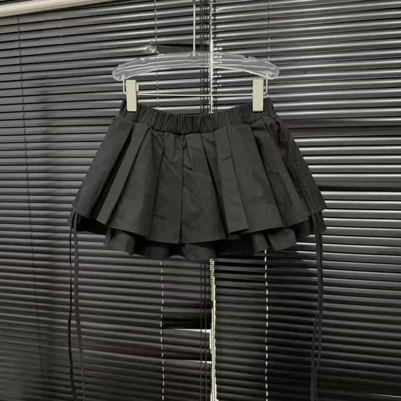スカート 女性用 低腰 超短 ミニスカート プリーツ 半身 黒 綿 コットン 中弾力 免? 甘辛 スタイル 私服 かわいい 軽量 春夏 6,039円