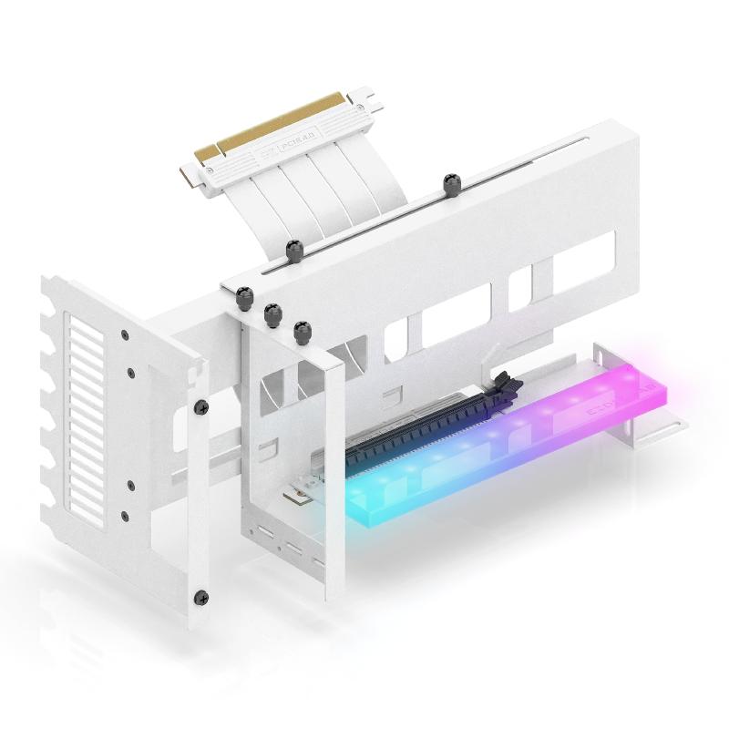 RGB 4.0CM GPU bracket - White