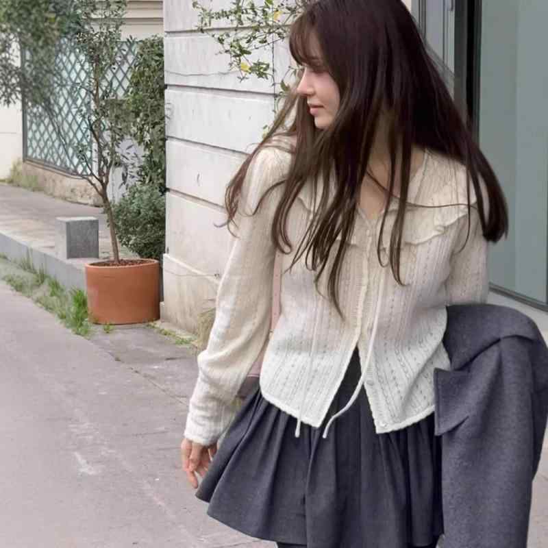 ジレー メンズ 編み物 ロング捩り 開き うつり変わり 酉の方角胴締め 修身影ぼうし 綿織物混 軽さ 春夏 杏色 可愛らしい 翰林院風