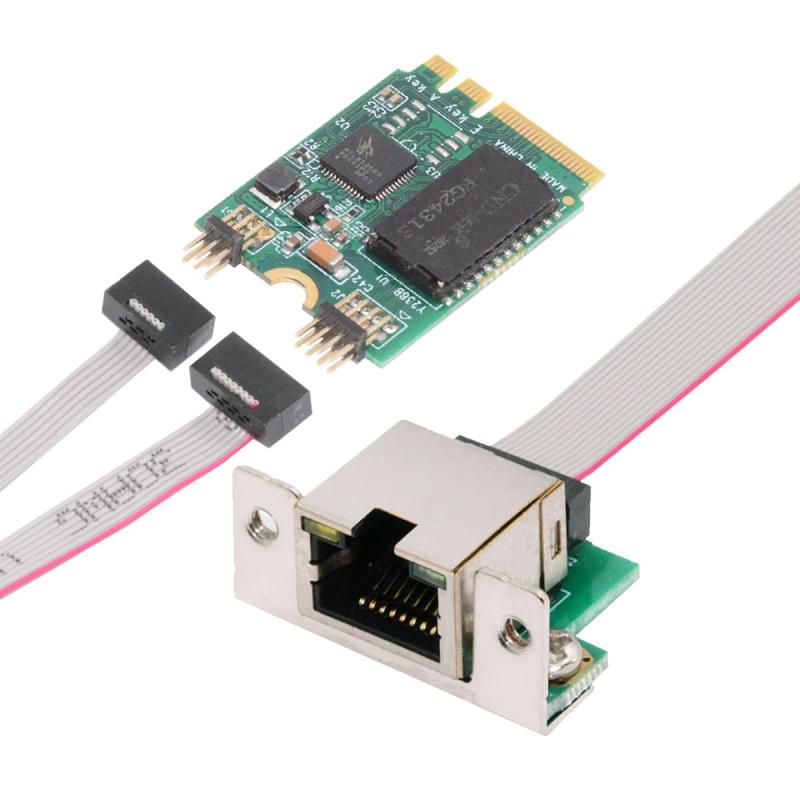 デュアルポート 2.5Gbps 2500Mbps - PCI-E PCI Express 1x GBE ギガビット 1000Mbps イーサネット ネットワーク LAN ケーブル アダプタ (デスクトップ マザーボード用)