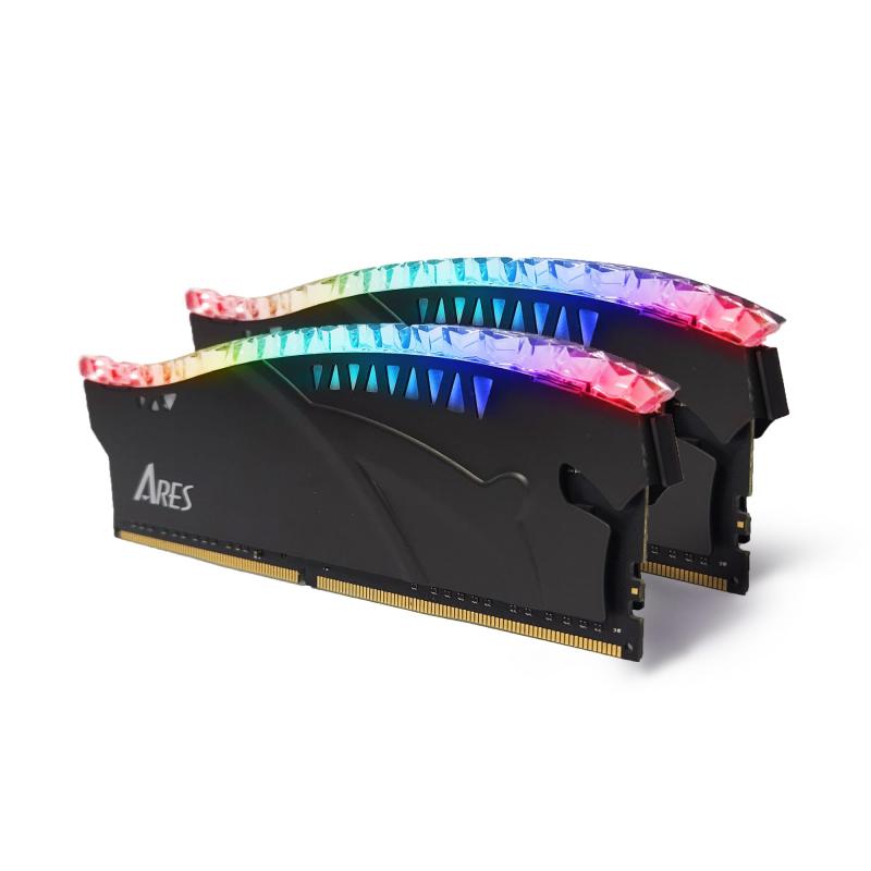 DATO ランダムアクセス記憶装置 DDR4 RGB XMP付き添い人 1.35V デスクトップメモリモジュール ARES Armor Lite 力くらべ用 黒いこと