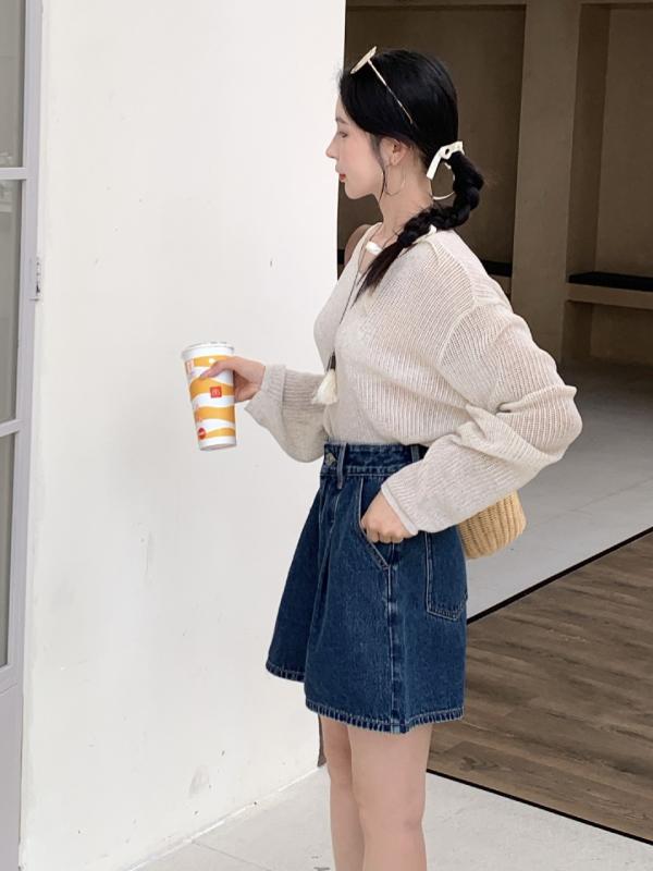 デニム ショーツ 女性用 春夏 高腰 ゆったり ワイドレッグ コットン テンセル 混紡 薄手 マイクロストレッチ 洗い加工 レトロ デイリー カジュアル 快適 軽量 吸湿速乾 ブルー ホワイト 普段使い アウトドア