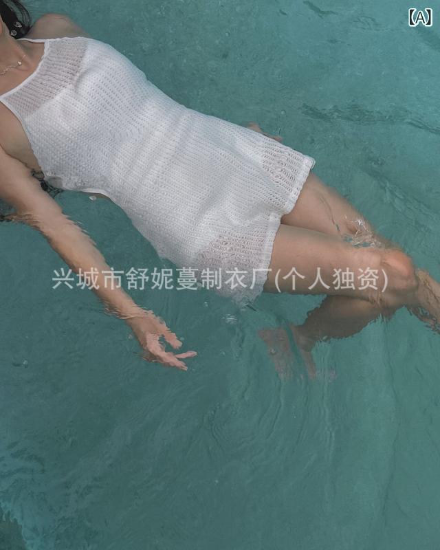 レディース 連体ビキニ 透け感 セクシー スリミング ワンピース水着 プール用 ビーチ用 女性用 背中開き 胸パッド付き 無鋼托 伸縮性 ナイロン ポリウレタン 裏地付き 無袖 純色 タイトフィット クリーンスタイル 保守的 ホワイト ピンク ベージュ