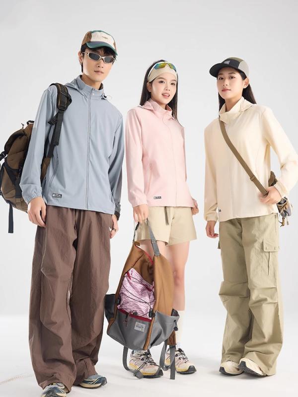 防晒服 男女兼用 夏 連帽 軽量 透気 速乾 UVカット 切り替え 軽薄 純色 ピンク グレー グリーン 紫 ラベンダー ブルー ベージュ キャンプ 釣り ハイキング ランニング サイクリング ユニセックス アウトドア 撥水加工 伸縮性 接触冷感 吸湿速