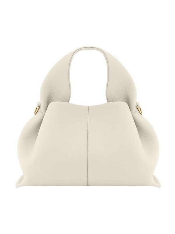 ハンドバッグ 女性用 春夏 フランス風 手提げ シングルショルダー 斜めがけ 軽量 真皮 頭層牛皮 高級感 都市シンプル スタイル 車縫線 横型 方形 磁扣 開閉 携帯ポケット 内部 中偏軟 硬度 内貼袋 外ポケット 単肩ストラップ 日常 コーディネート