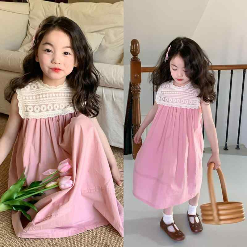 御姉さん 衣装 妃殿下 スコート 夏 無袖 背心 スコート 吊り帯 スコート 綿織物 綿 原料品 サクラ色 愛くるしげ スピード競技 刺しゅう 花柄 青写真 パステル色の 手当たり 中小 赤ちゃん 3-8歳 100-140糎 相応う 通気性 軽さ 夏服 日常使い走り 女の