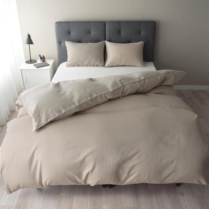 Sleep Tailor 掛け布団取りまかなう 日本製 麻と綿ガーゼのリヴァーシブル フレンチリネン 和晒しダブルガーゼ 綿100% 麻100% 綿織物 掛け取りまかなう 綿羽布団取りまかなう 今めかしい 北欧 敷き布 スナップボタン