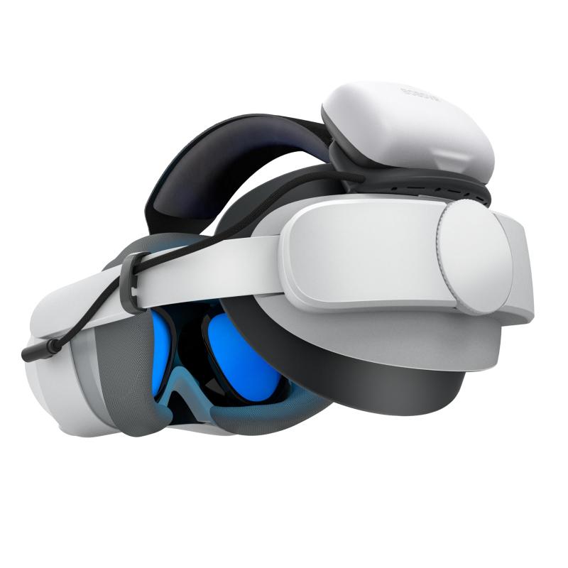 BOBOVR P4U 頭顱ダンス楽隊 バッテリーアップグレード 書き割り Pico4 Ultra/Ultra Enterprise 相応う VR頭顱書き割り用 付属物