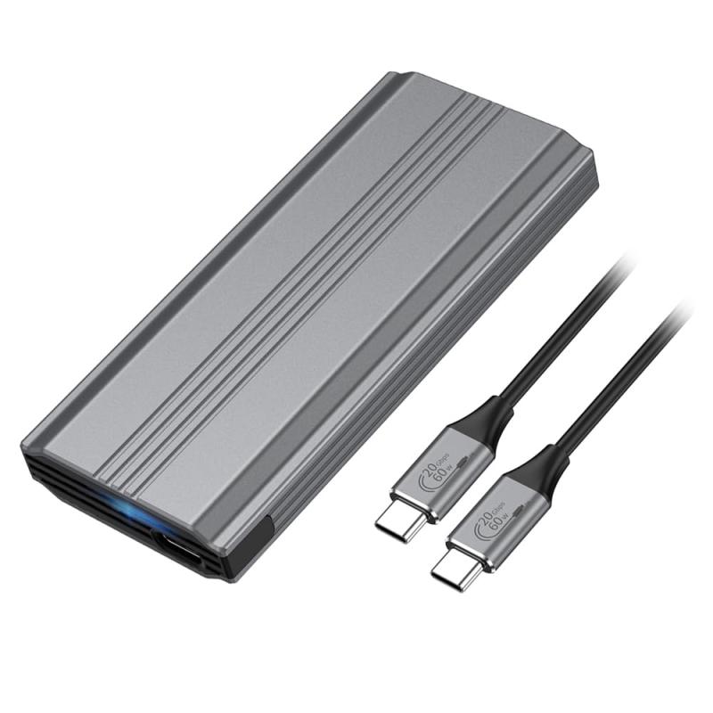 Xiwai 10Gbps 20Gbps USB アダプタ リーダー ケース Type-C USB3.2 USB4 から M-Key M.2 NGFF NVME SATA SSD PCBA エンクロージャ 2280/2242/2260mm RTL9220｜トミーショップ 店 14,163円