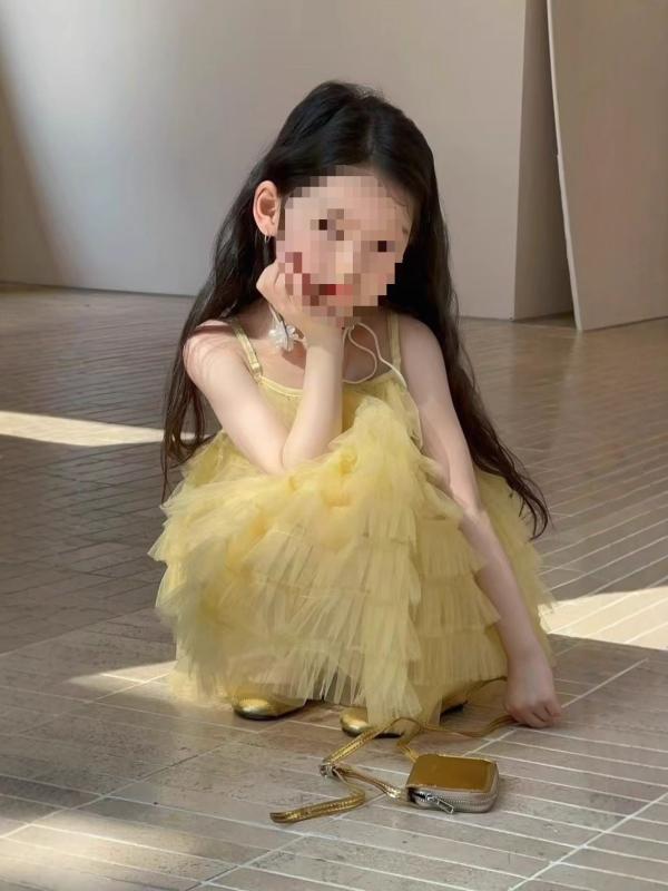 女の子 ワンピース 吊り帯 ケーキスカート プリンセススカート 女児 甘め デザイン 灯芯? 生地 Aライン スカート 純色 春夏 ウサギ毛 混紡 31-50% 赤ちゃん 女の子 服 夏 ビーチ 休暇 かわいい スタイル 背心 スカート 女の子 ドレス