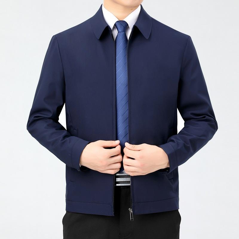 メンズ 上衣 中年 成人男性用 商行為 軽商行為 桑蚕? 防晒 翻? 練りあわせる型 拉? 薄款 純色 長袖 直下? 側縫插袋 外穿 耐磨 免? 烏兎 黒 酒紅 ・柑其 緑 深藍 浅藍 上班 通い 普段使い