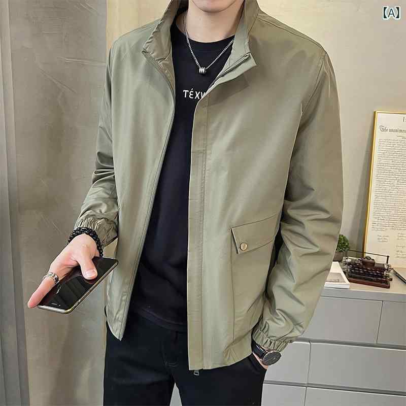 メンズ 上衣 軽商行為 秋冬 修身 照明ランプ色合い 気が大きい大きさ 薄っぺら 流行り物流行り 細工物お召しもの アウター 耐磨 練り合わせる型 ジップアップ 無かぶり笠 普通厚 無地 化繊混紡 ポリエステル 100% 長袖 直下? ロブで上げる底? 免?取り計らう サイドポケ