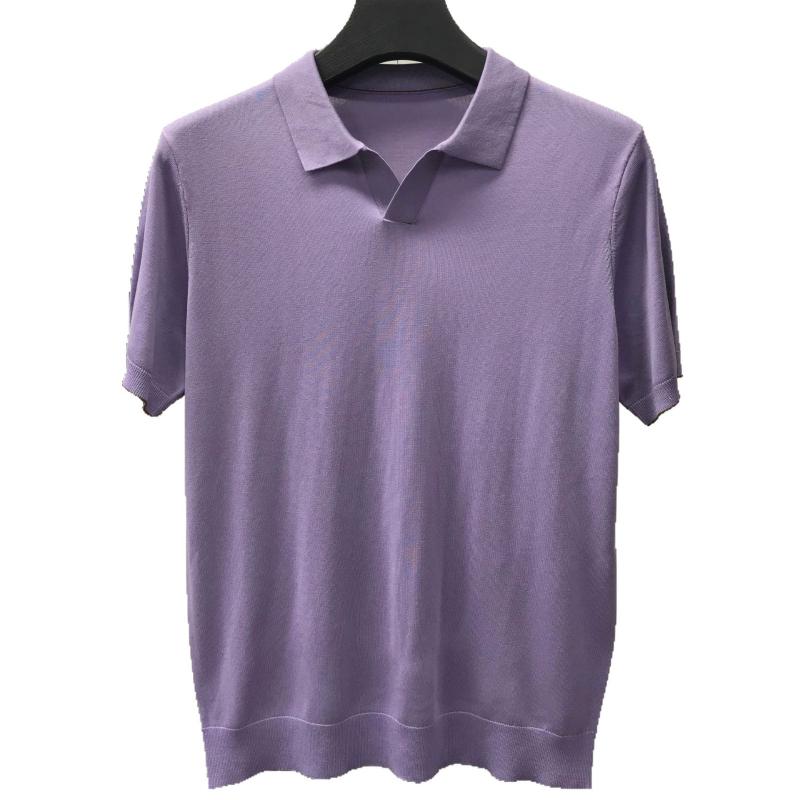 POLOプルオーバー メンズ 半袖 プルオーバー 天竺原料品 ライ独居室 綿100% 無地 心地よいプルオーバー 春夏用 夏用 クールビジネックス 夏用 浅米色