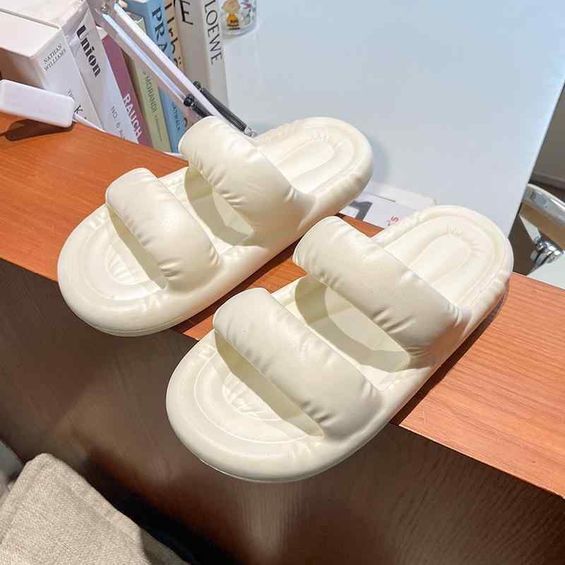サンダル レディース 厚底 EVA 軽さ 好いたらしい 風呂場 室内 屋外 履き分かりやすい 疲れにくい 冷やりとした 夏 春夏用 砂浜 スウィミングプール 水洗いする可