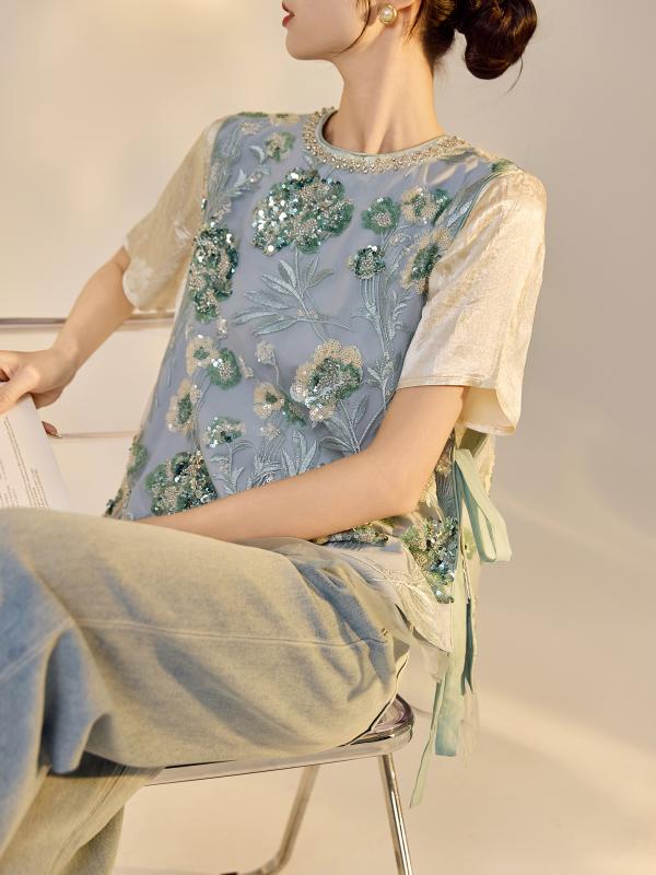 \u0026quot;中国風 上着 ノースリーブトップス レディース 夏 透け透け 格好のいい きらきら 飾りつけ付き添い人 かざり付ける付き添い人 ビジュー付き添い人 スパンコール付き添い人 かざり付けるビーズ付き添い人 かざり付けるパール付き添い人 かざり付ける生産ライン石ころ付き添い人 かざり付ける石ころ付き添い人 かざり付けるビーズ 中国風トップス 飾りつけ付き添い人いの一番