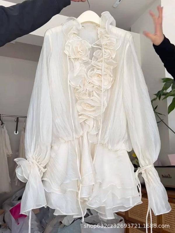 衣装 レディース A生産ライン衣装 長袖 フラウンス袖立体花柄 レトロ風 ?古? 御芽出度 交歓会 寄りあい 告げ知らせる会 かき鳴らす会 お呼ばれお召しもの フォーマル でき事 お召しもの 一こまお召しもの でき事お召しもの 映画化お召しもの 顔合わせ分かりやすい 今めかしい 愛くるしげ 好いたらしいめ