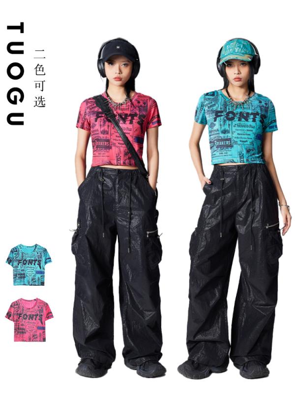 ティーシャツ レディース トップス 撞色 心地よい 愛くるしい 夏服 普段使い走り 流行り物 今めかしい