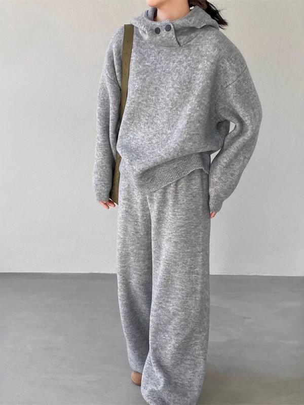 カジュアルセットアップ レディース 秋冬 長袖 部屋着 普段使い 快適素材 伸縮性 ゆったり|トミーショップ 店