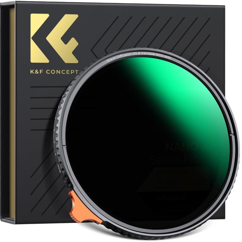 K\u0026amp;F Concept 変数ND水漉しND2-ND400+ブラックミスト1/4 多役立つこと
