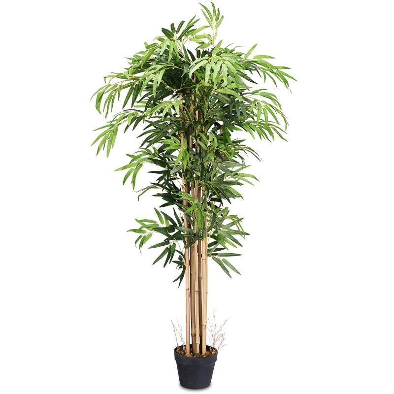 TANGKULA 人工 観葉草木 如何様物 大型 フェイクグリーン 造花 人工あずま屋 如何様物草木 室内装飾 室内 露天 水やり不必要 枯れない