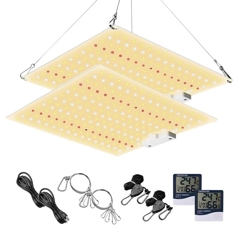 Aokson 草木育みそだてるともし火 LED光合成ともし火 600W LM281B+ ともし火心付け 盛りだくさんスペクトル 光加えること 干ばつ不完全さ差し止める 超薄型 観葉草木 室内作りだす照明装置用 草木生いそだつ推しすすめる 稼穡・園芸用 真水海洋博物館アクアリウムライ