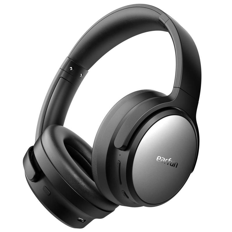 【VGP 2025 金賞】EarFun Tune Pro無線電話受話器 Bluetooth 5.4/【40粍 +10粍デュアル１番ウッド/ 無線電話\u0026amp; USB-C \u0026amp; AUX有線繋ぎ合わせる】/ 最大限度45dBの響動めきを先ぼそるノイズキャンセリン