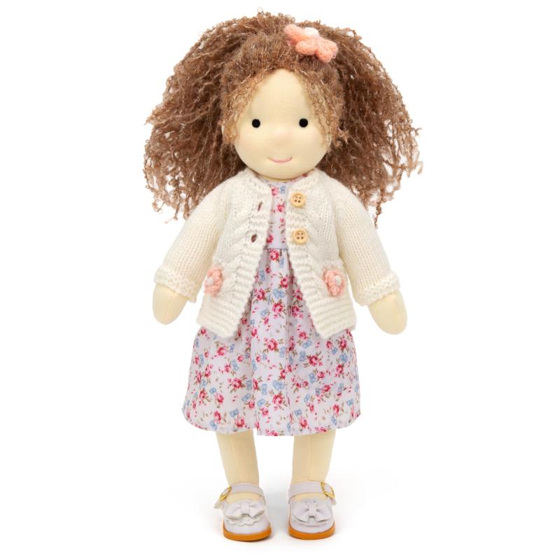 BlissfulPixie Waldorf Doll 手作りあやつり人形 お嬢さんの差し上げ物 愛くるしい ぬいぐるみ ちびっ子たちに至適なあやつり人形-FBA-CC2